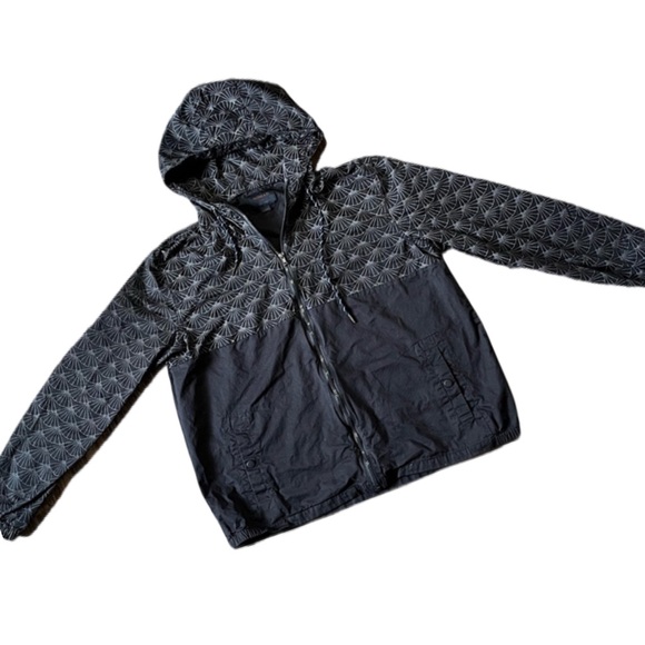 Nomad Jackets & Blazers - Nomad Navy and White Lightweight windbreaker Zip-up Spring Jacket Size XL